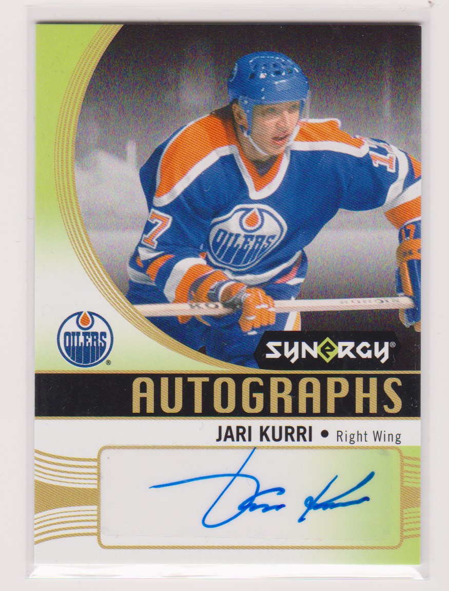 2018-19 Synergy Autographs #AJK Jari Kurri (image for) 2018-19 Synergy Autographs #AJK Jari Kurri